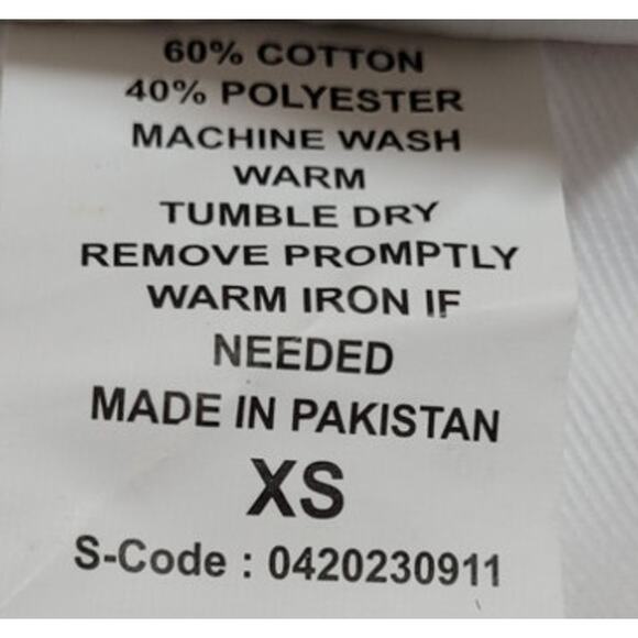 DR Uniforms Unisex Lab Coat XS Sanforized to Prevent Shrinking White Healthcare - Picture 7 of 10